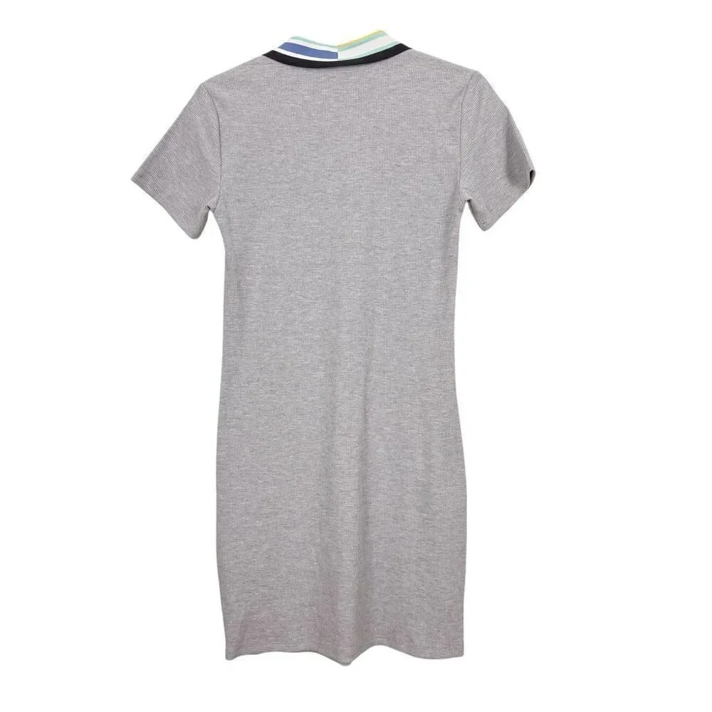 Tommy Hilfiger Rainbow Collar Polo Dress - Size Small